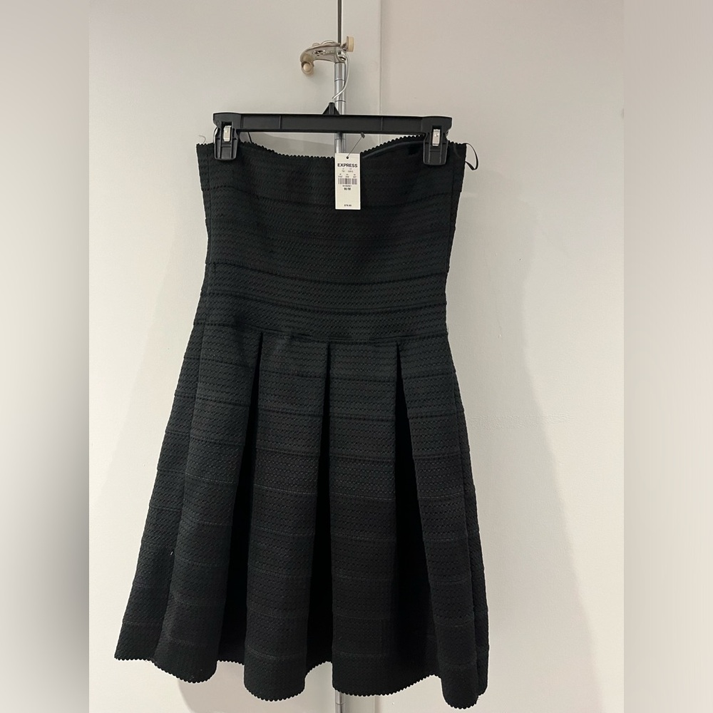 Never worn. Sweetheart Strapless Black Cocktail Dress